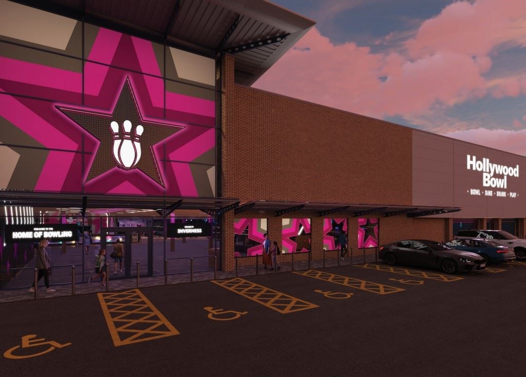 Artist's impression of how the exterior will look.