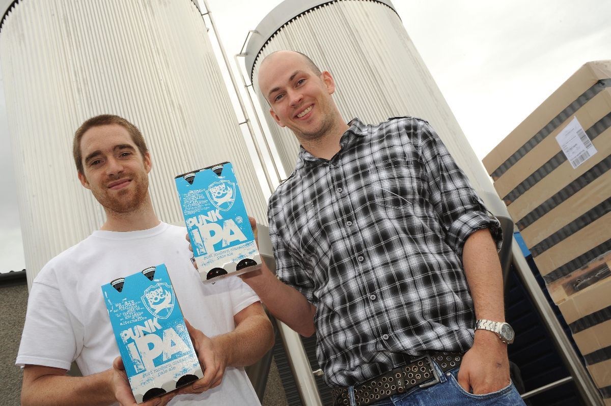 Martin Dickie and James Watt, founders of Brewdog.