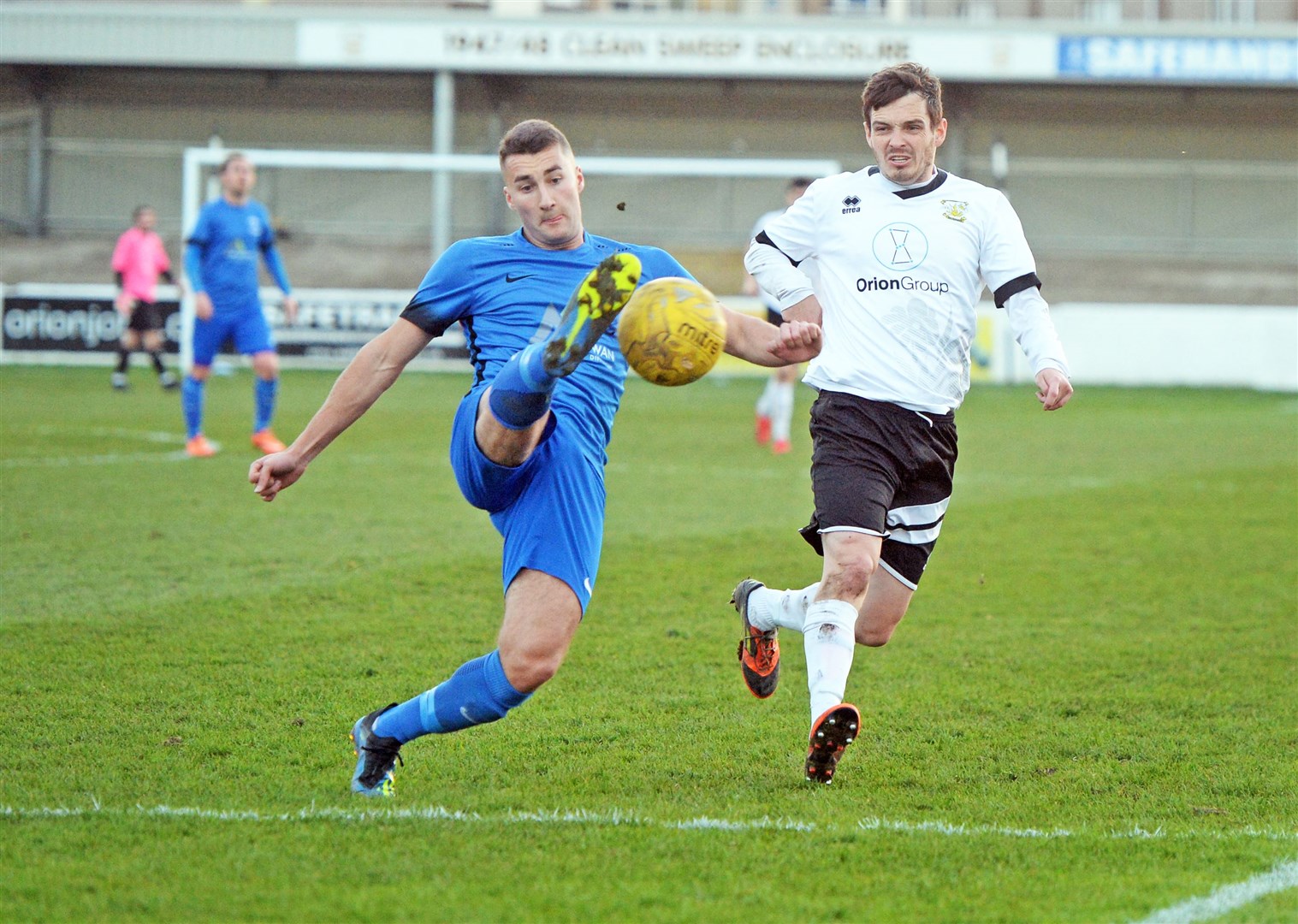 The Jags' Cameron Lisle (left) was the goalscorer in the 1-1 draw in the Highland League with Huntly.