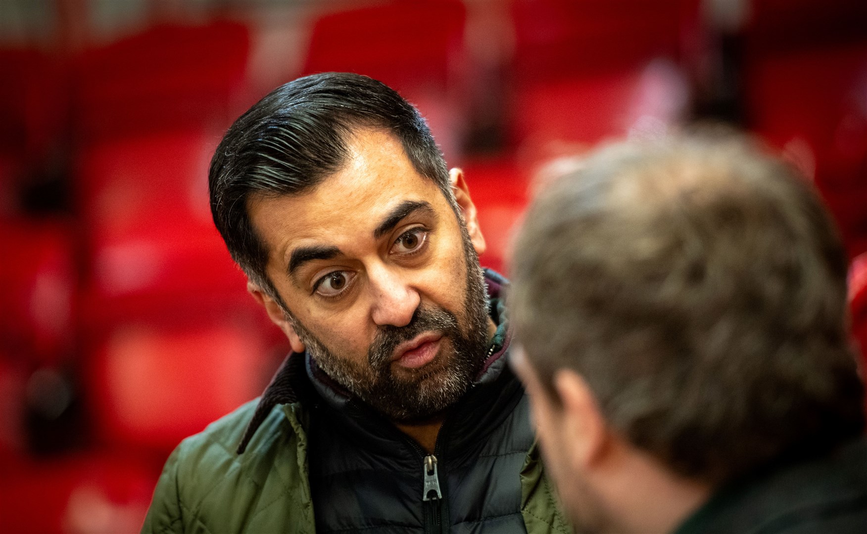 First Minister Humza Yousaf on a recent visit to Dingwall. Picture: Callum Mackay.