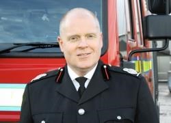 Chief fire officer Trevor Johnson