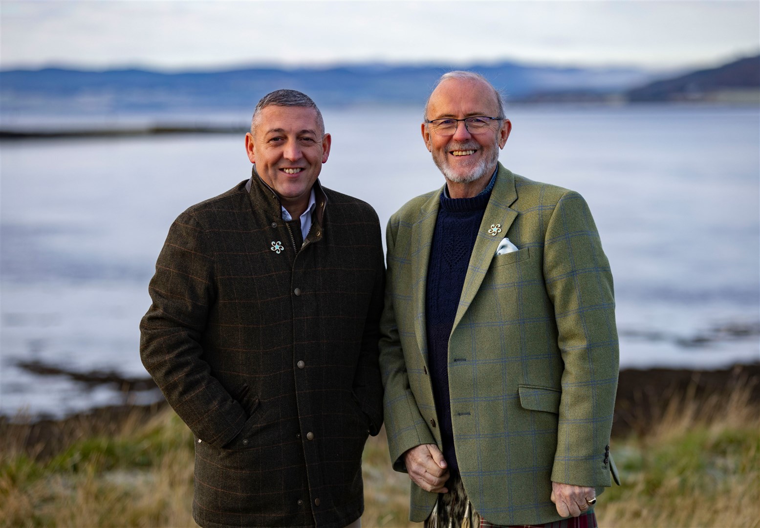 Kenny McMillan (Managing Director) and Guy Crawford (outgoing CEO), at Highland Coast Hotels.