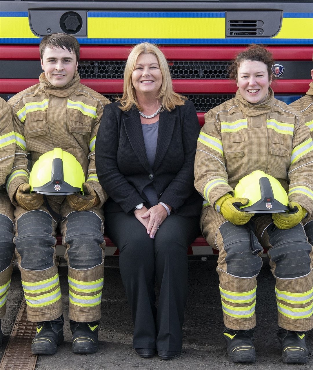 Director Liz Barnes (centre): "We're putting recruitment back into the communities we protect"