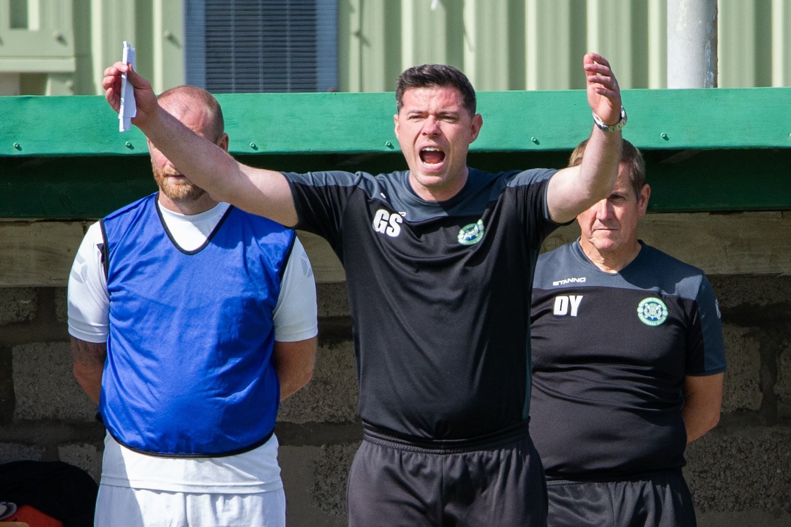 Graeme Stewart hopes Buckie Thistle keep their winning run going..Picture: Daniel Forsyth..