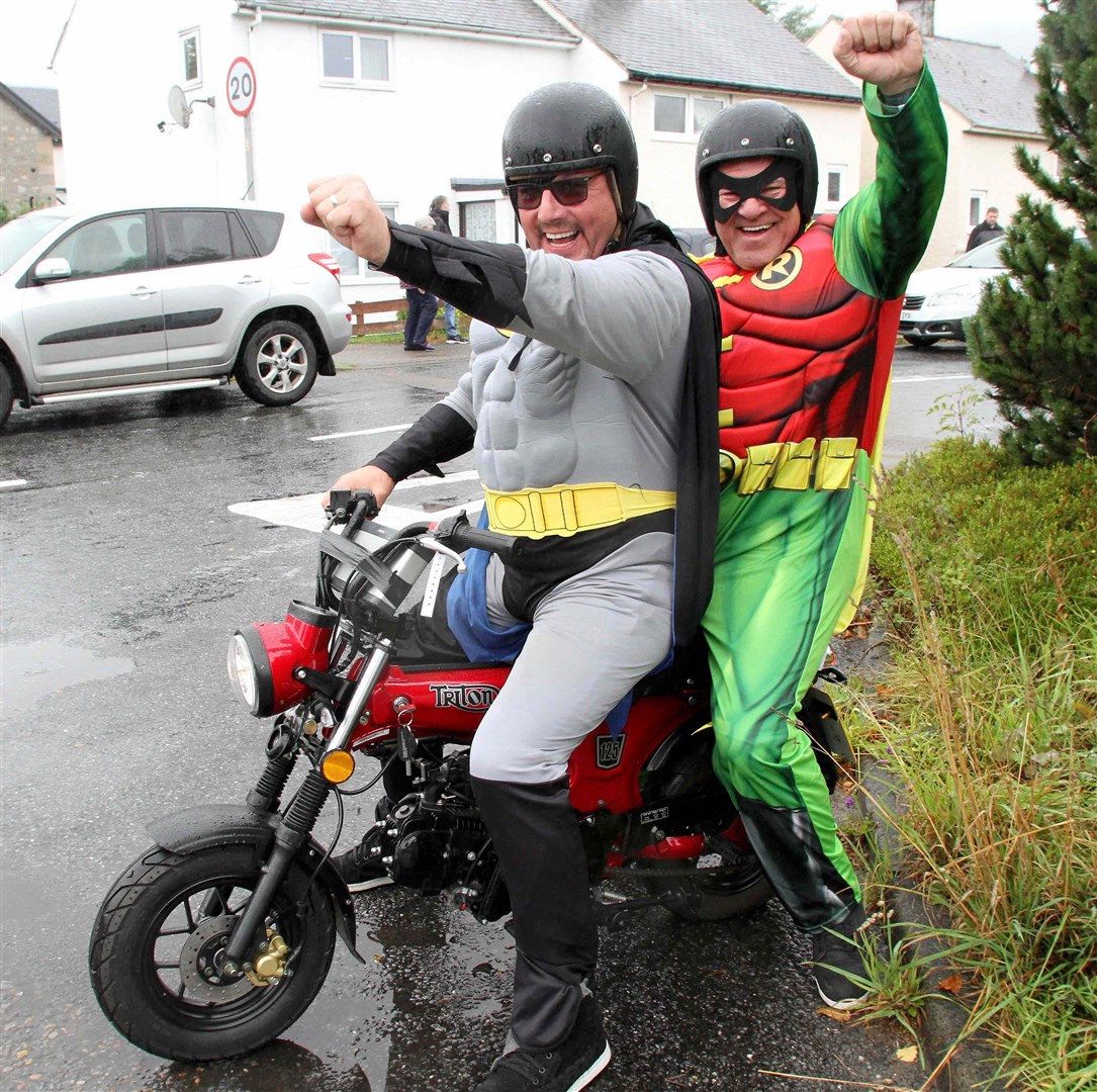 HOLY HARLEYS! The dynamic duo will doubtlessly head back to the strath this year