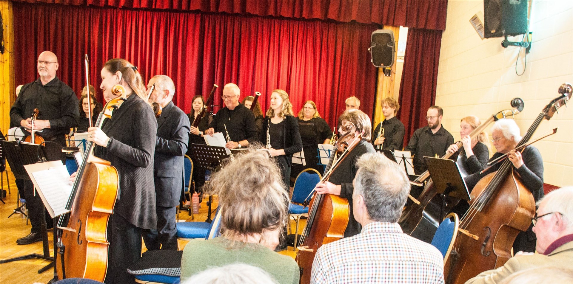 ALL RISE: Cairngorm Orchestra's farewell to their time-served conductor at Tomintoul
