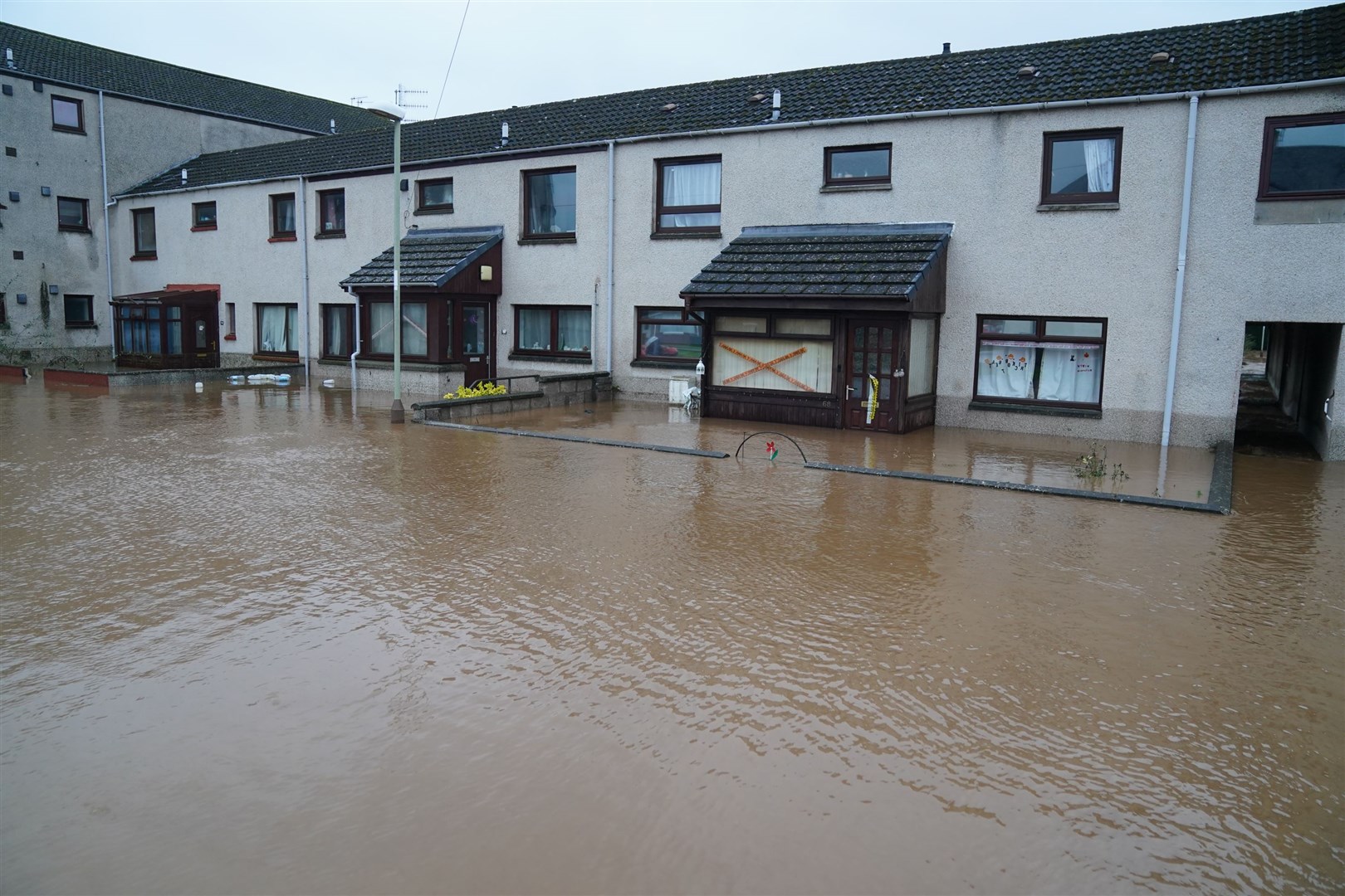 Flooding in Brechin (Andrew Milligan/PA)
