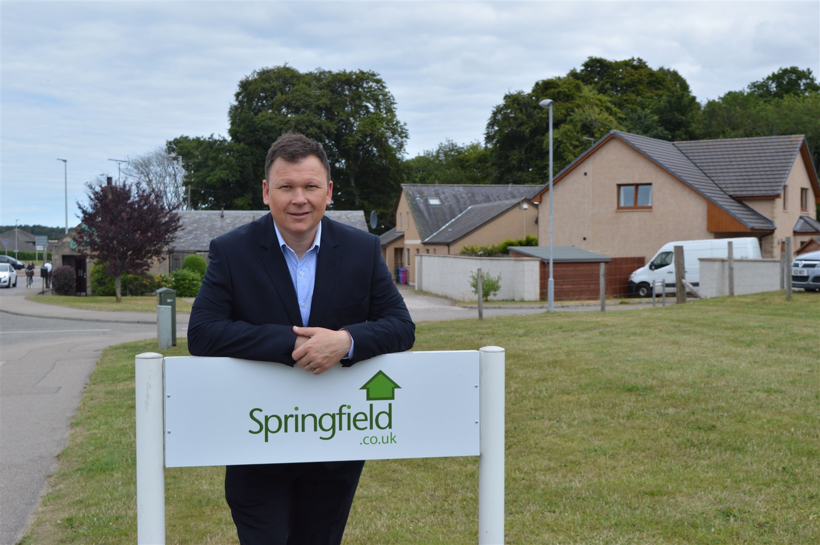 Dave Main, managing director (north) Springfield, sponsor of the community champion award.