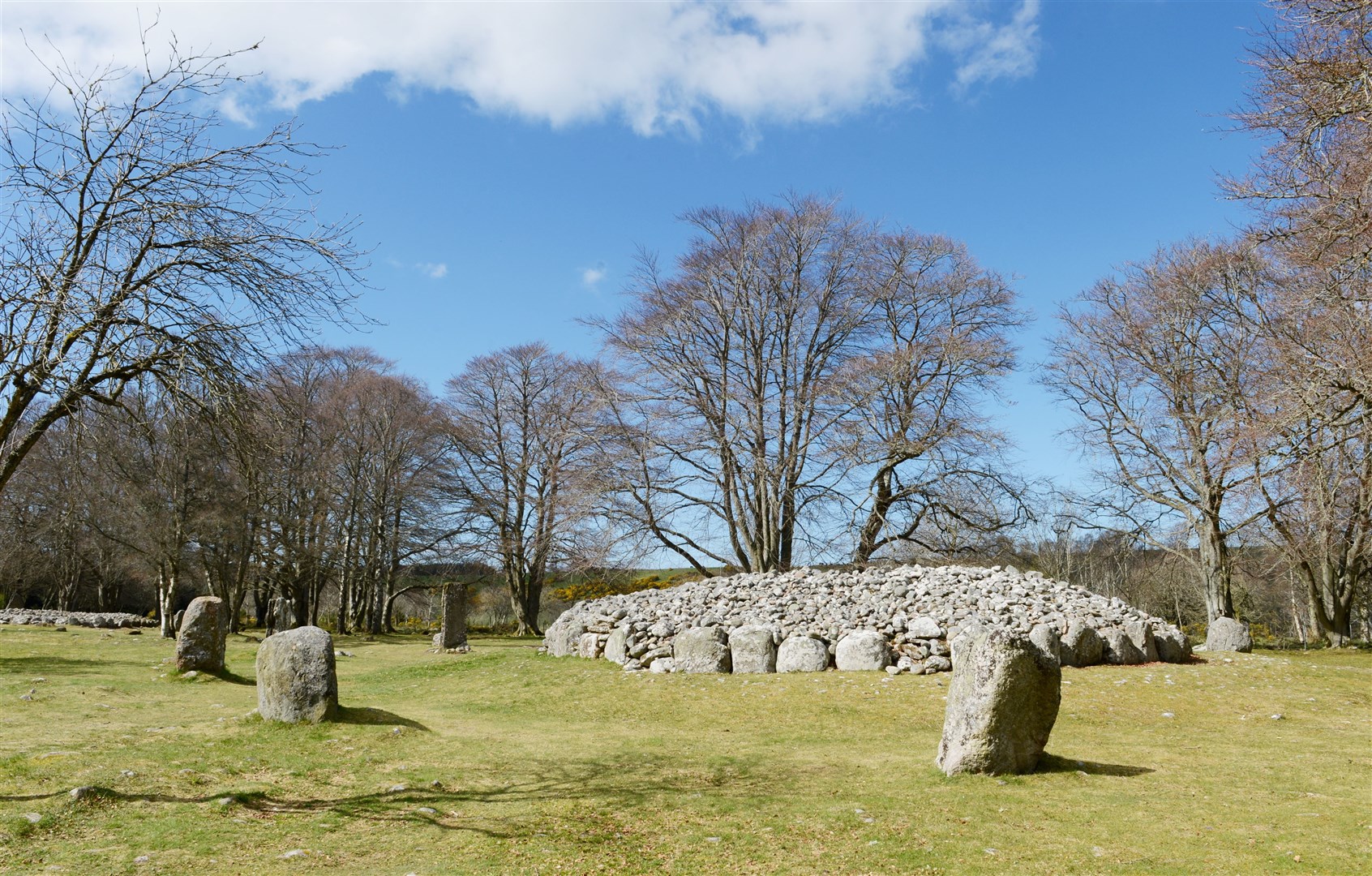 The Clava Cairns.