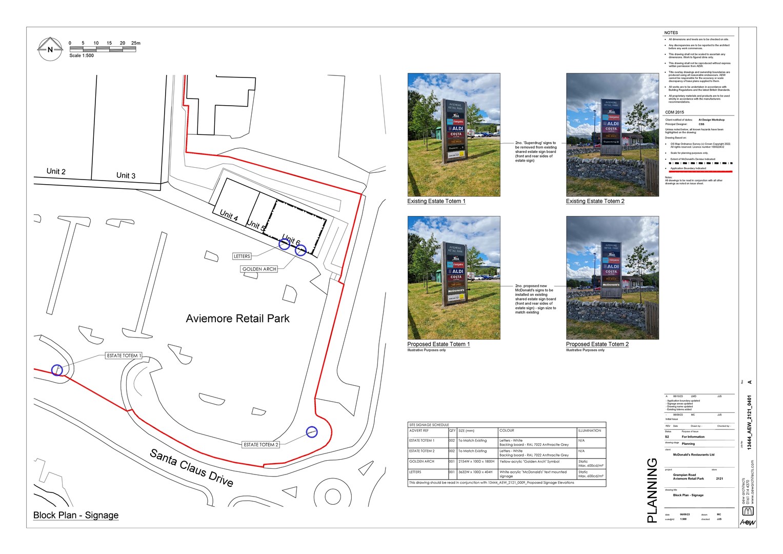 Sign of change at Aviemore Retail Park