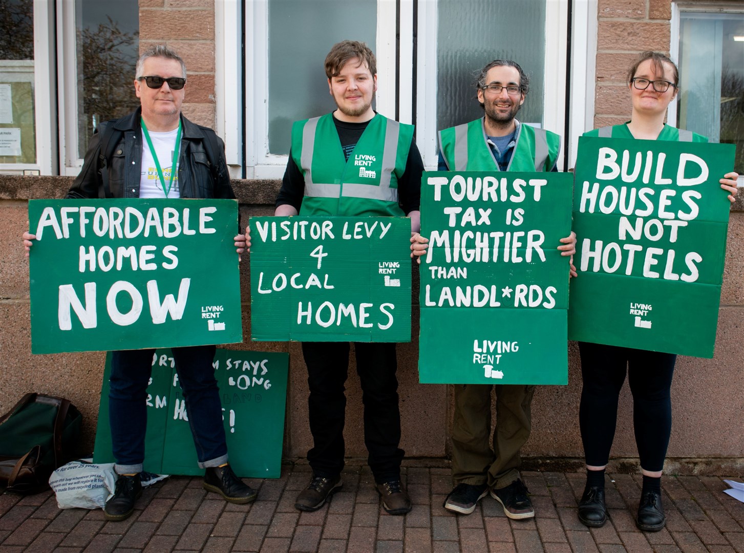 Louis McIntosh, Feargus Murray, Daniel Reat and Stephanie Mann. Picture: Callum Mackay.