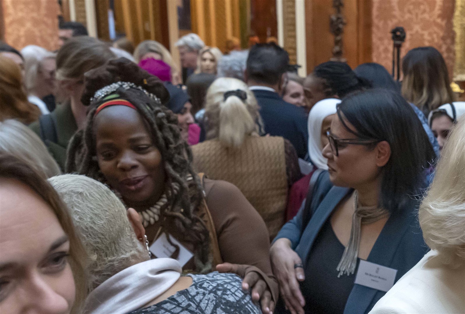 Ngozi Fulani at the reception in Buckingham Palace in November last year (Kin Cheung/PA)