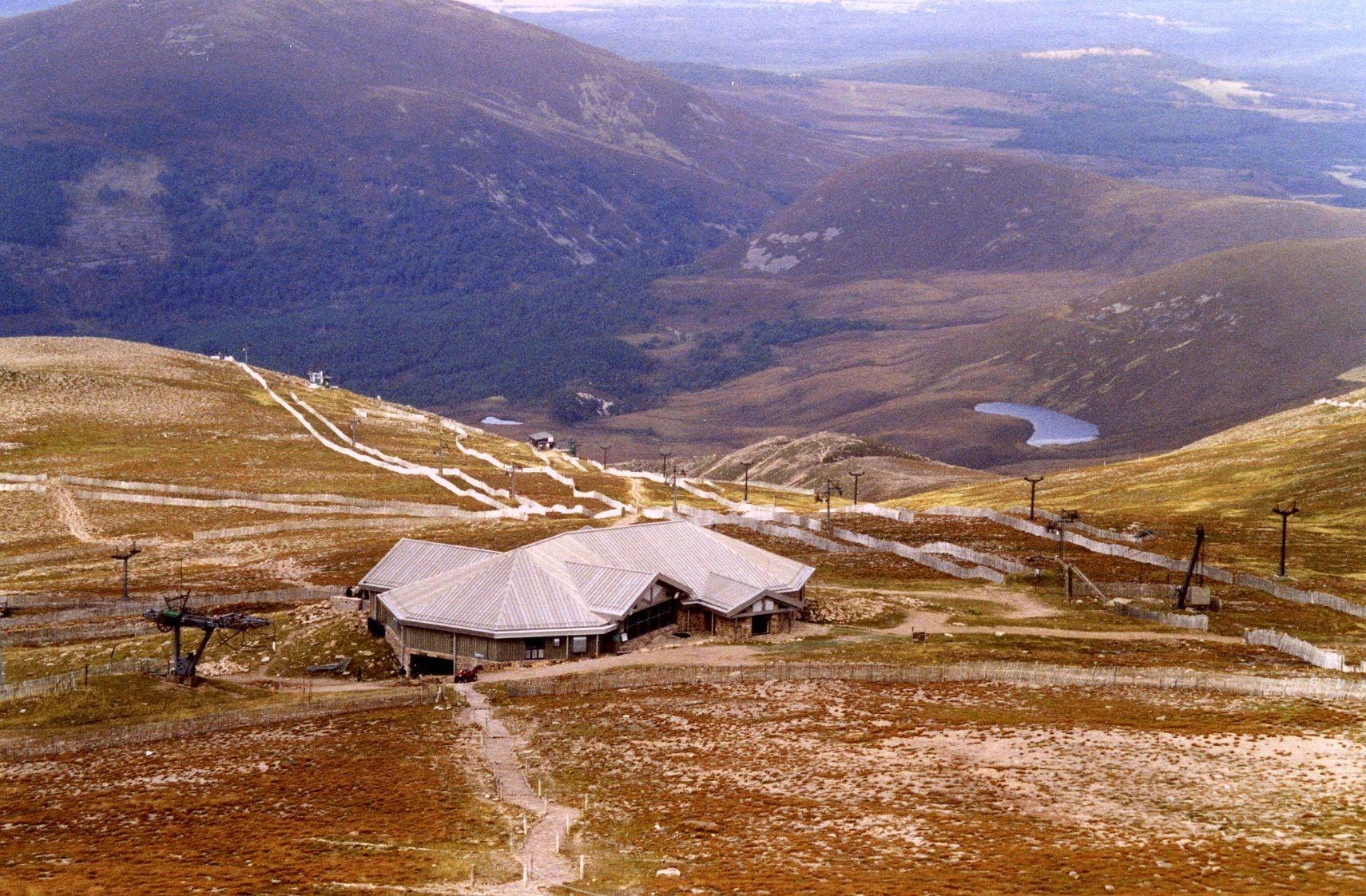 The Ptarmigan station at the top of the Cairngorm funicular.