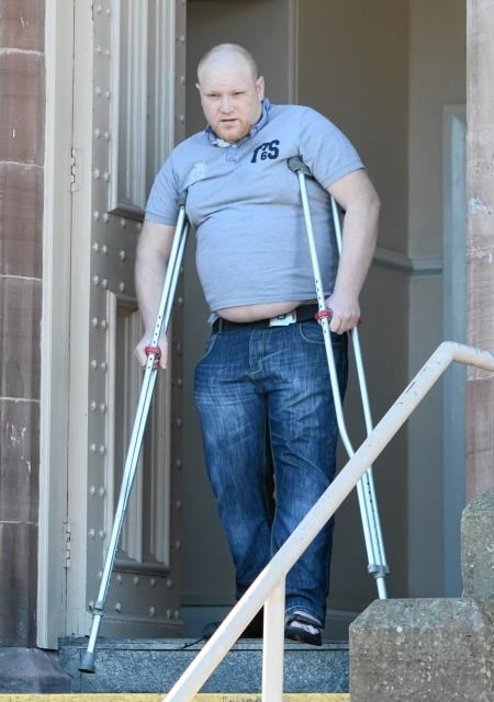 Gareth Benbow at the court