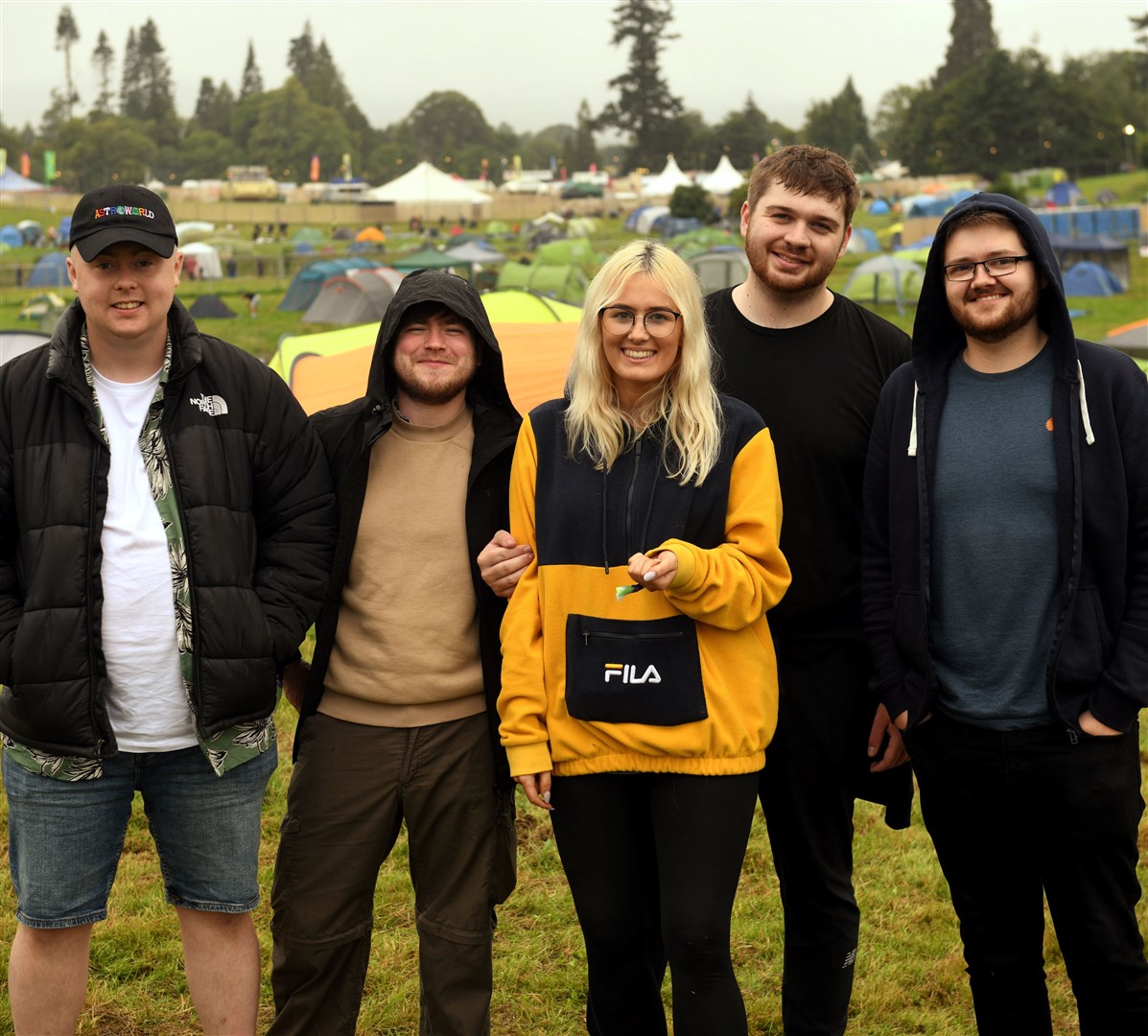 Jake, Ross, Emily, Furby and Nathan. Picture: James Mackenzie.