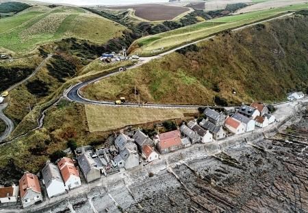 Crovie, Landslide, Landslip