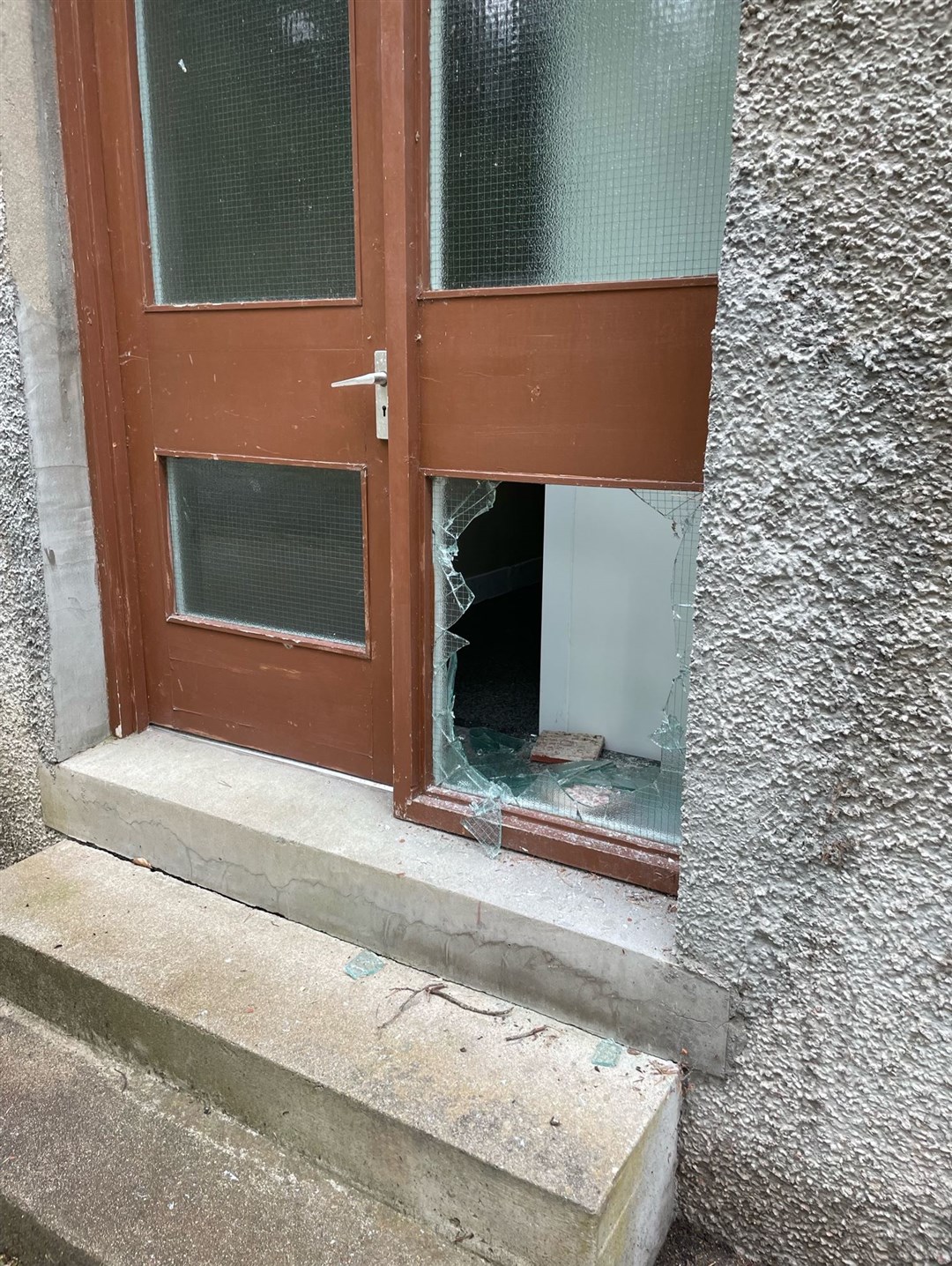 HOSPITAL CASE: Damage to the derelict building is a common occurrence.