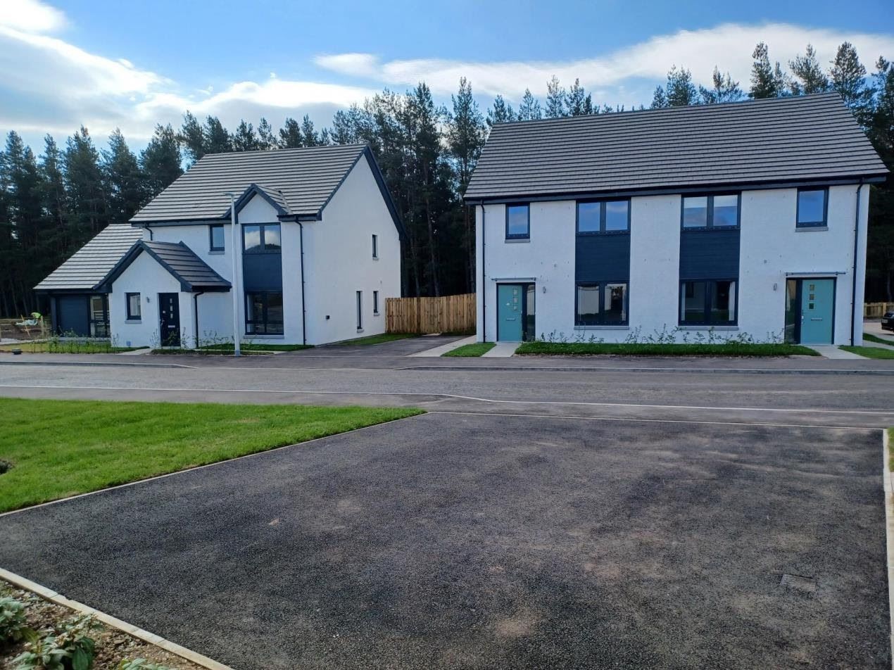 The new homes will be occupied very soon, says Highland Council