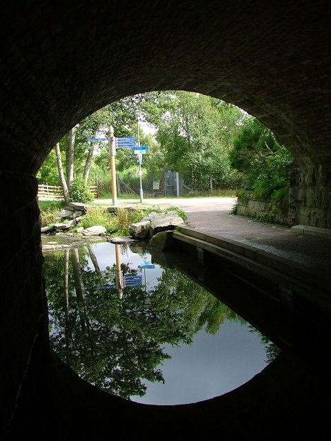 The Dell of Spey underpass in the centre of Aviemore.