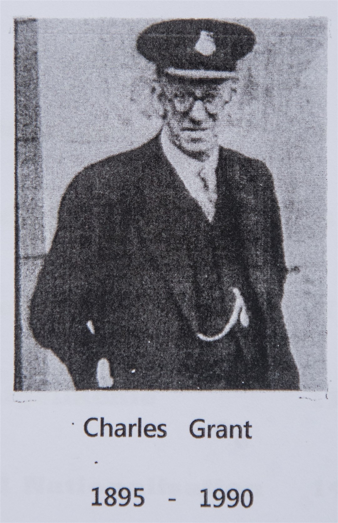 Speyside Stationmaster Charles Grant.