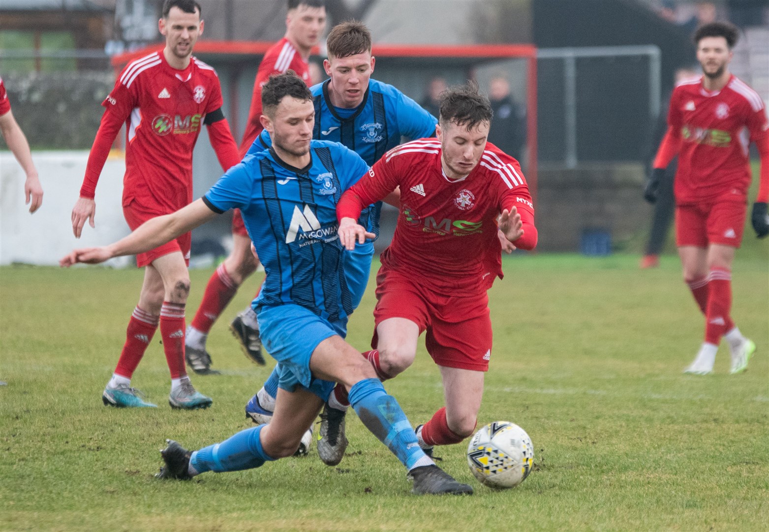 Strathspey Thistle may now avoid a Highland League survival play-off. Picture: Daniel Forsyth.