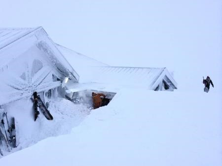 The Ptarmigan top station pictured as it was being readied for action