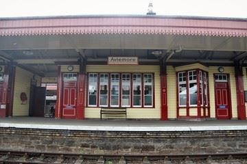 Aviemore railway station has been much quieter than usual along with all of Scotland's other station.