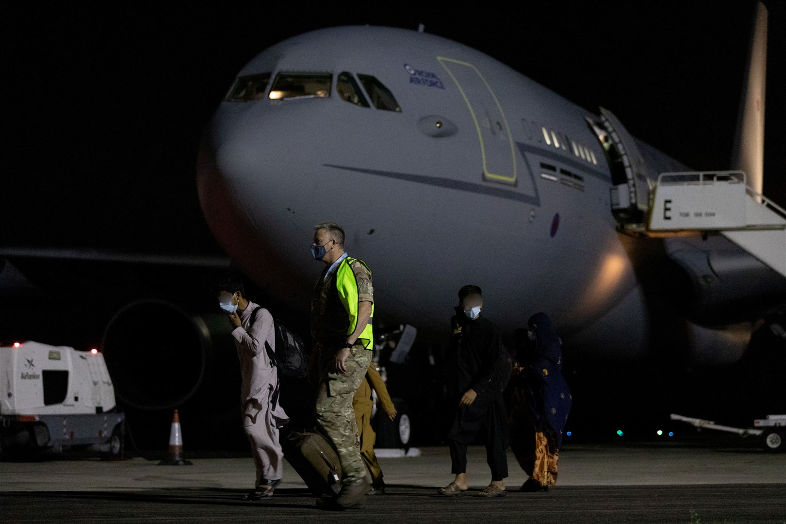 Operation PITTING saw 'eligible' Afghans evacuated to the UK via the Afghan Relocation and Assistance Program (ARAP). Credit: UK MOD.