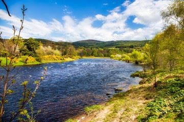 The River Spey flowing through Strathspey.