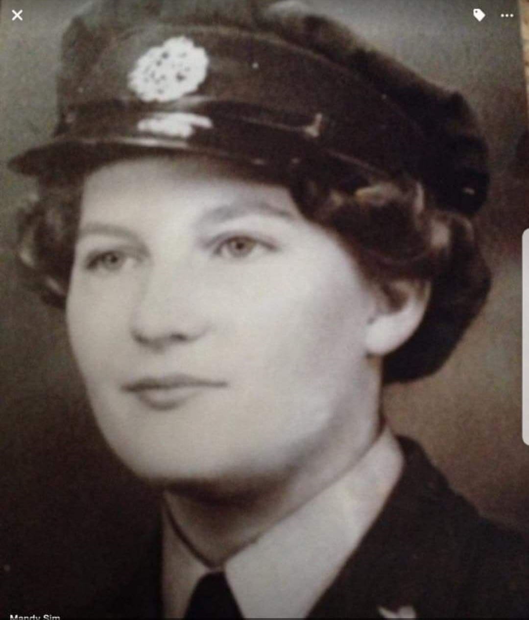 Wendy Bishop was very proud of the time she spent as a member of the WRAF.