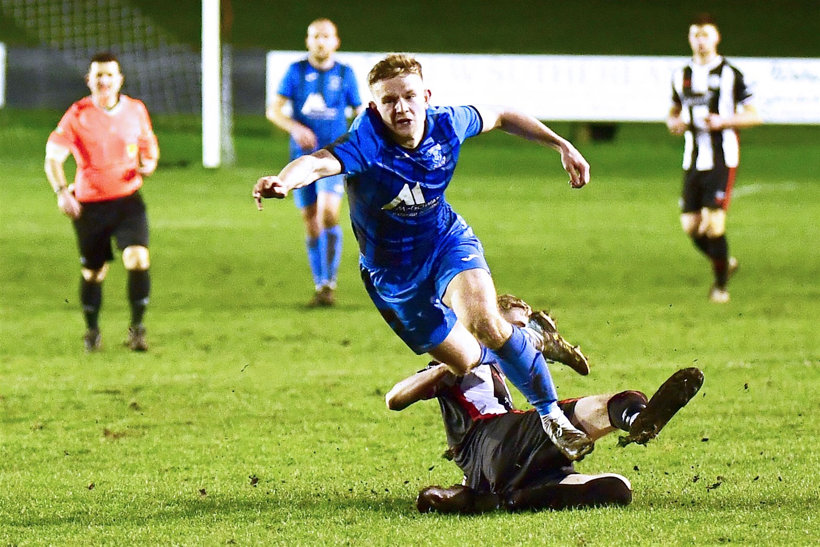 Jack Davison was on the scoresheet twice as the Jags recorded their first win of the season. Library image.