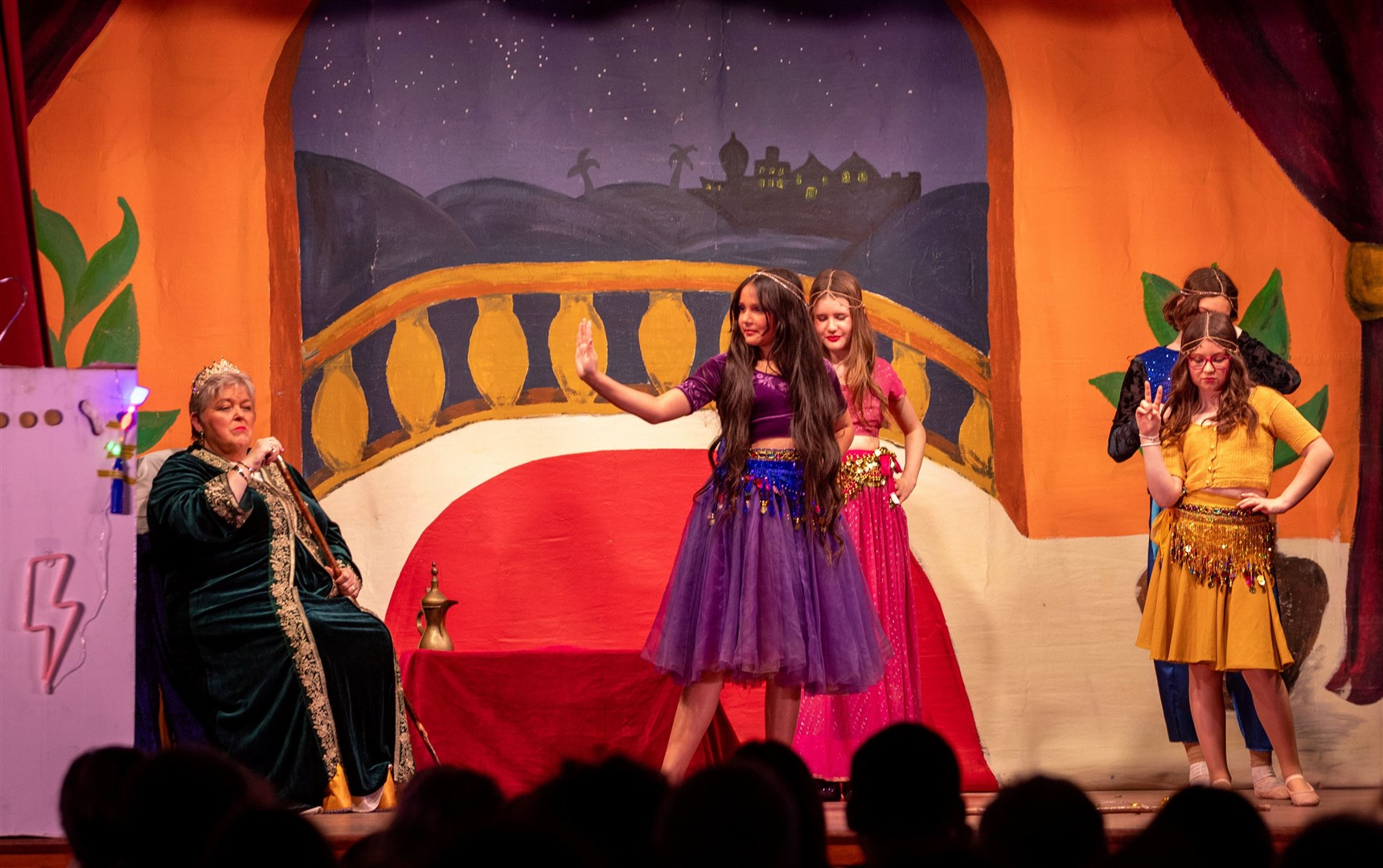 Elsie Galt 'ladies' it over the dancing girls. There was a fine performance from Bonnie Tassell-Dawson, along with Connie Mackenzie, Fiona McGill and Annabelle Hill (Aidan Woods)