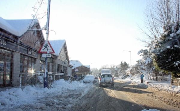 Could this be the scene in Aviemore on Christmas Day?