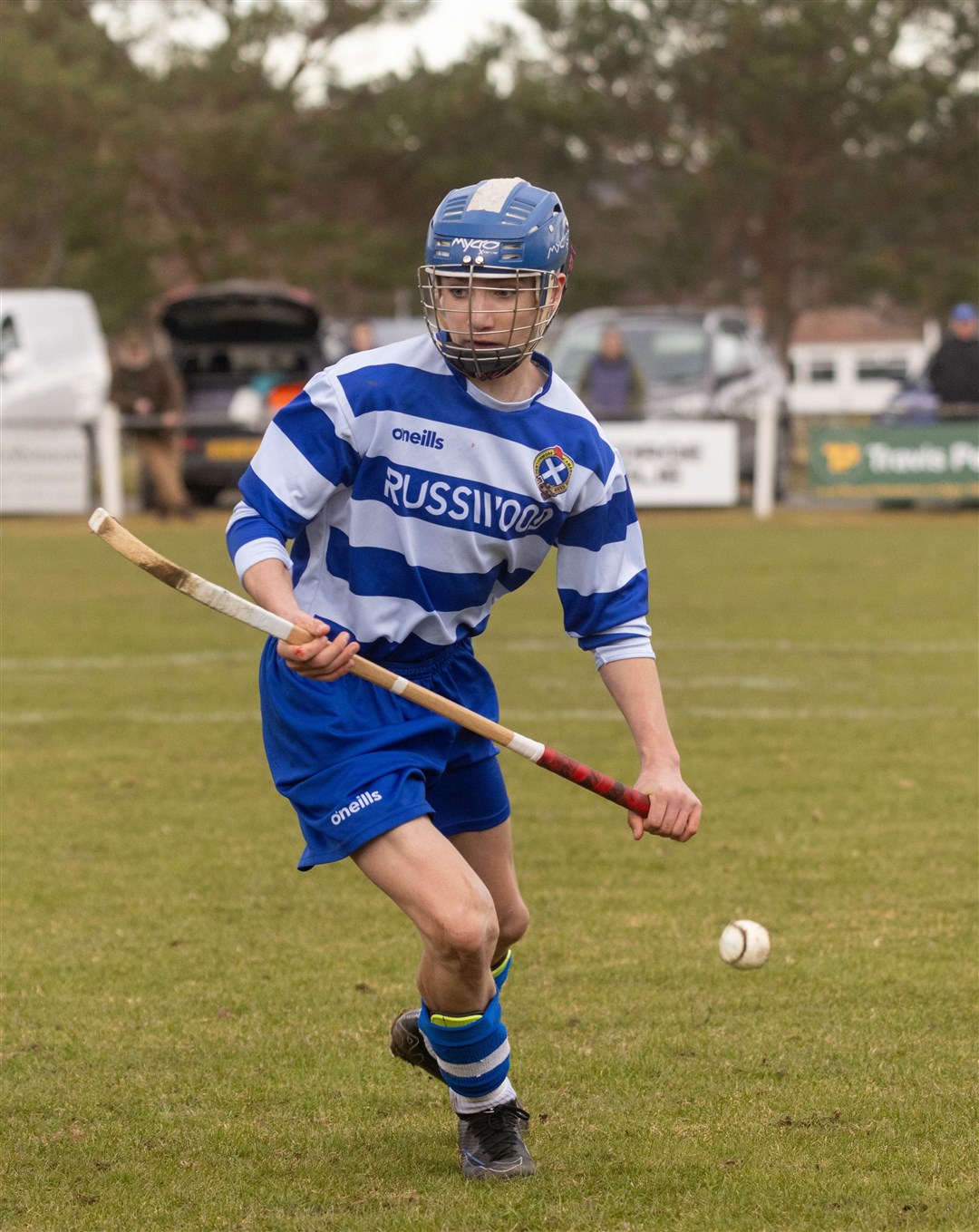 Young shinty starlet Joe Coyle is continuing to make his mark at senior level.