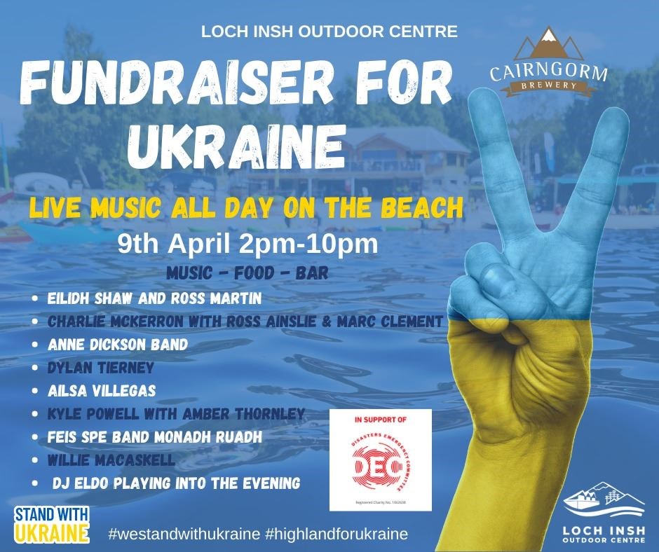 It will all happen at Loch Insh on April 9