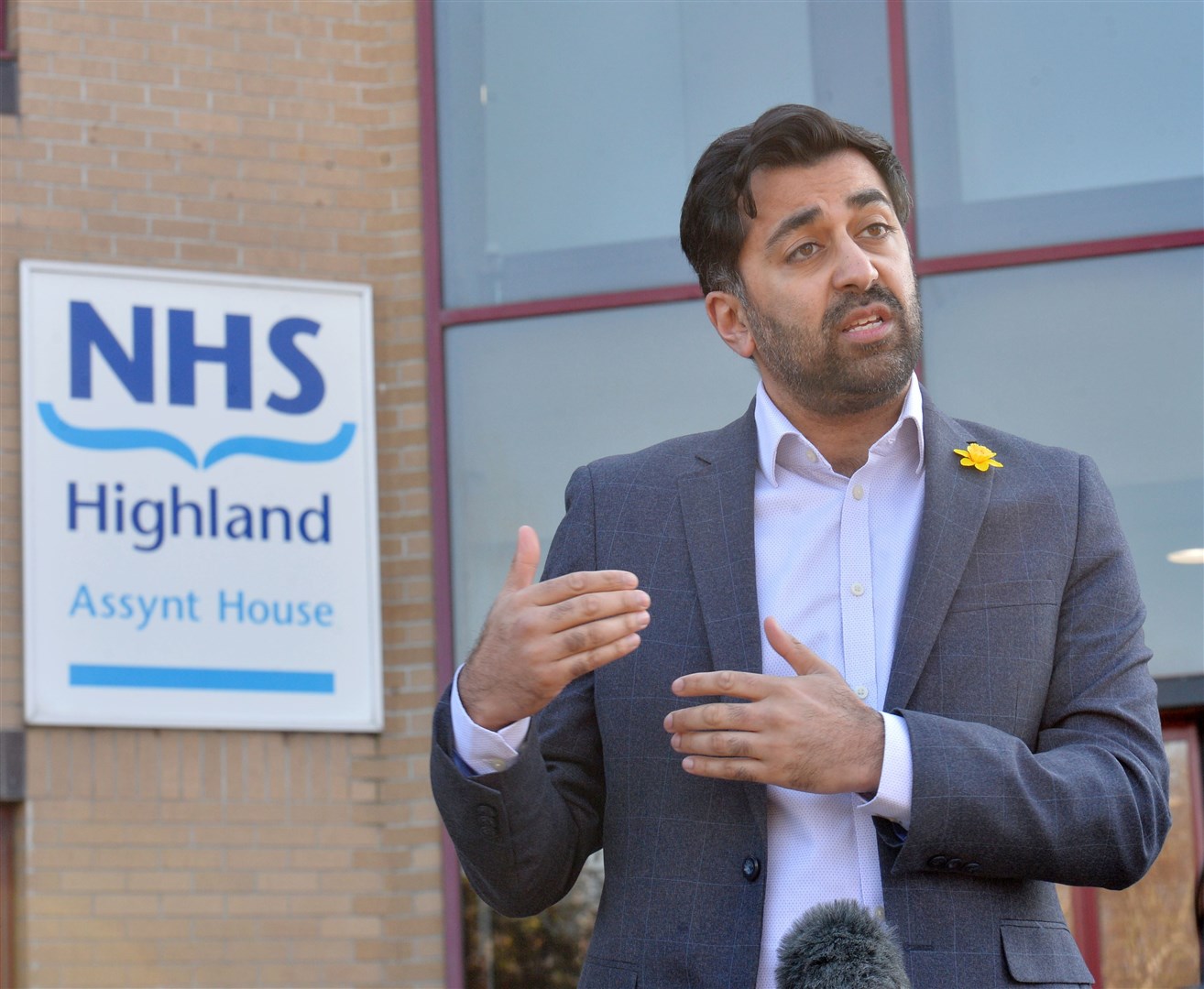 Health Secretary Humza Yousaf responded to Mr Mountain's query over availability of vaccines