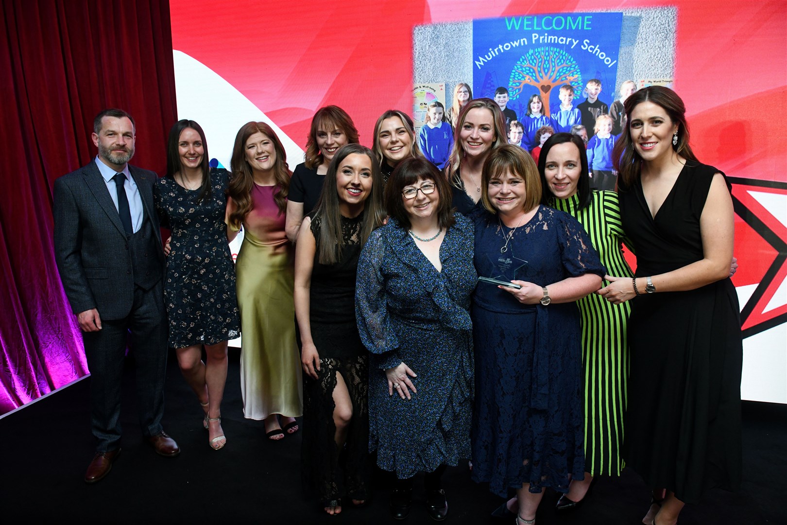 Muirtown Primary won the School of the Year award that was presented by John Loughhead of Ross-shire Engineering. Picture: James Mackenzie.