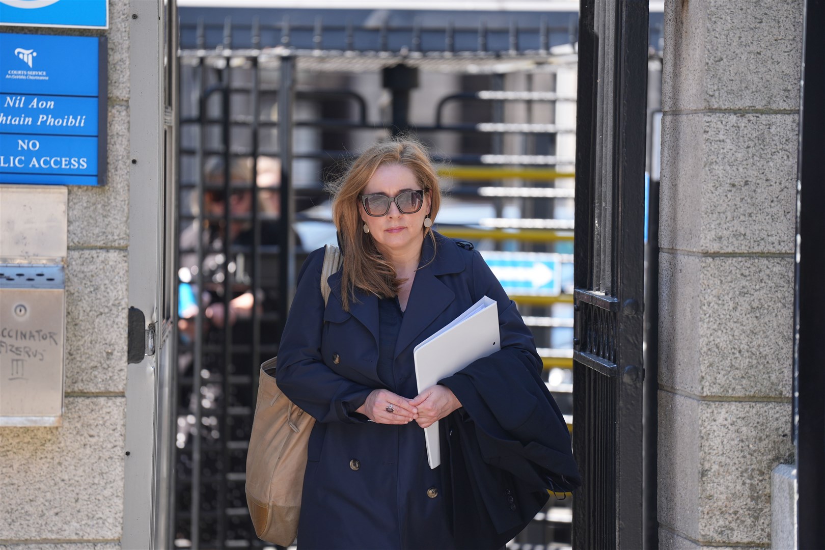 Journalist Jennifer O’Leary at the High Court in Dublin (Niall Carson/PA)