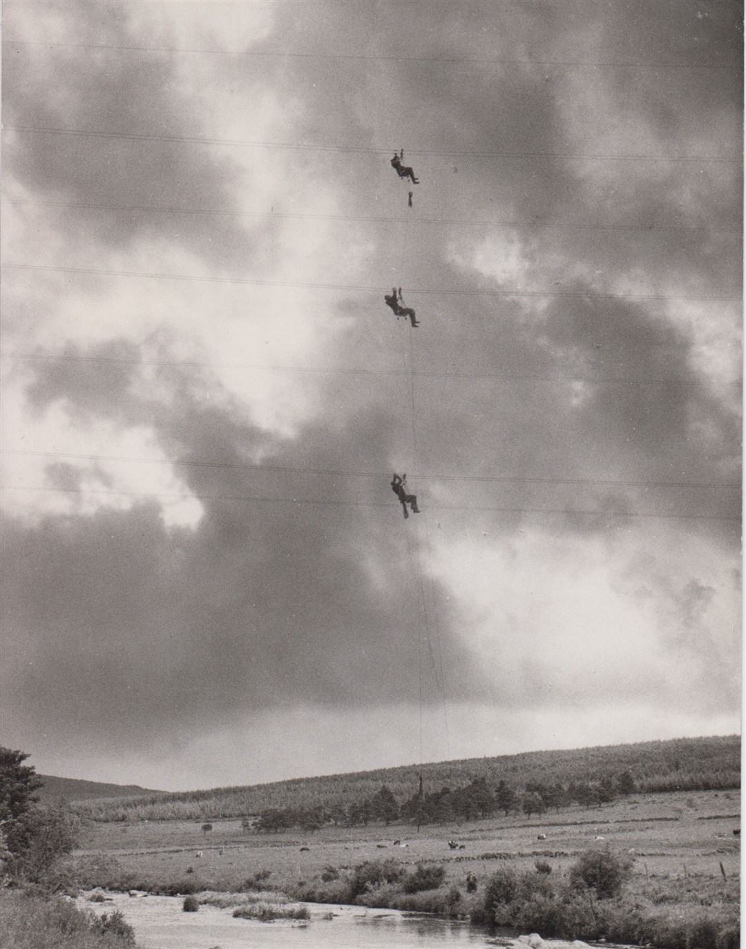 The Highland Grid book uses images from SSE Heritage's archive such as this image from 1962 of workers on the 132kV Beauly Kintore overhead line. All pictures: SEE Heritage.