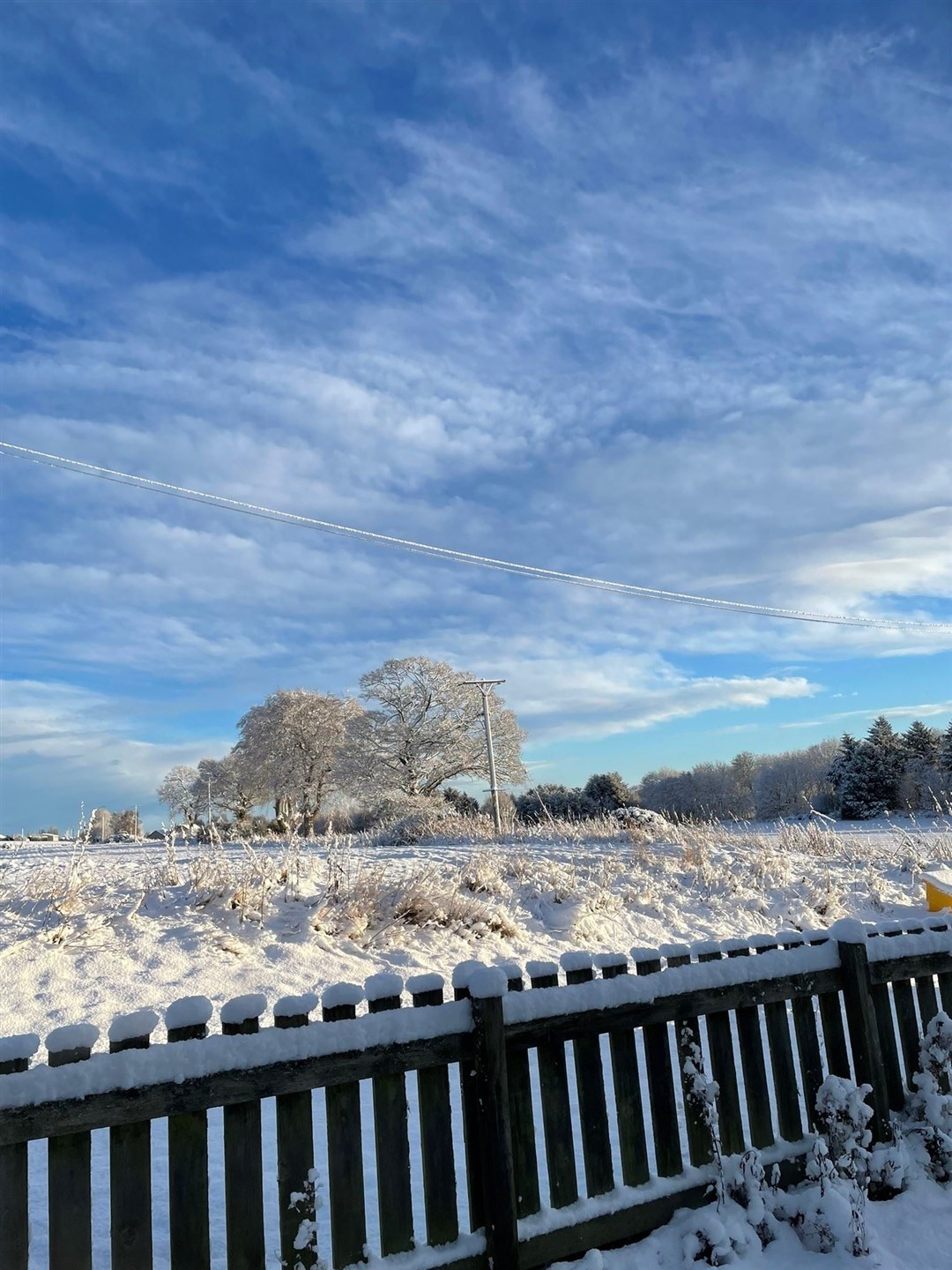 Black Isle in the snow.