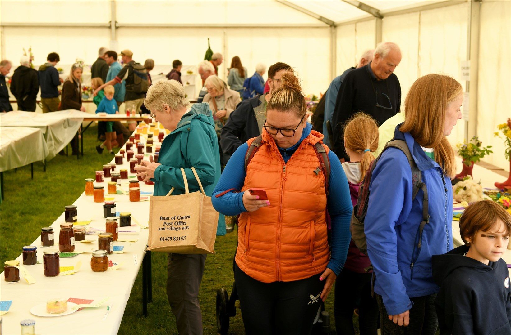 The crafts and baking tent was as popular as ever. Picture: James Mackenzie.