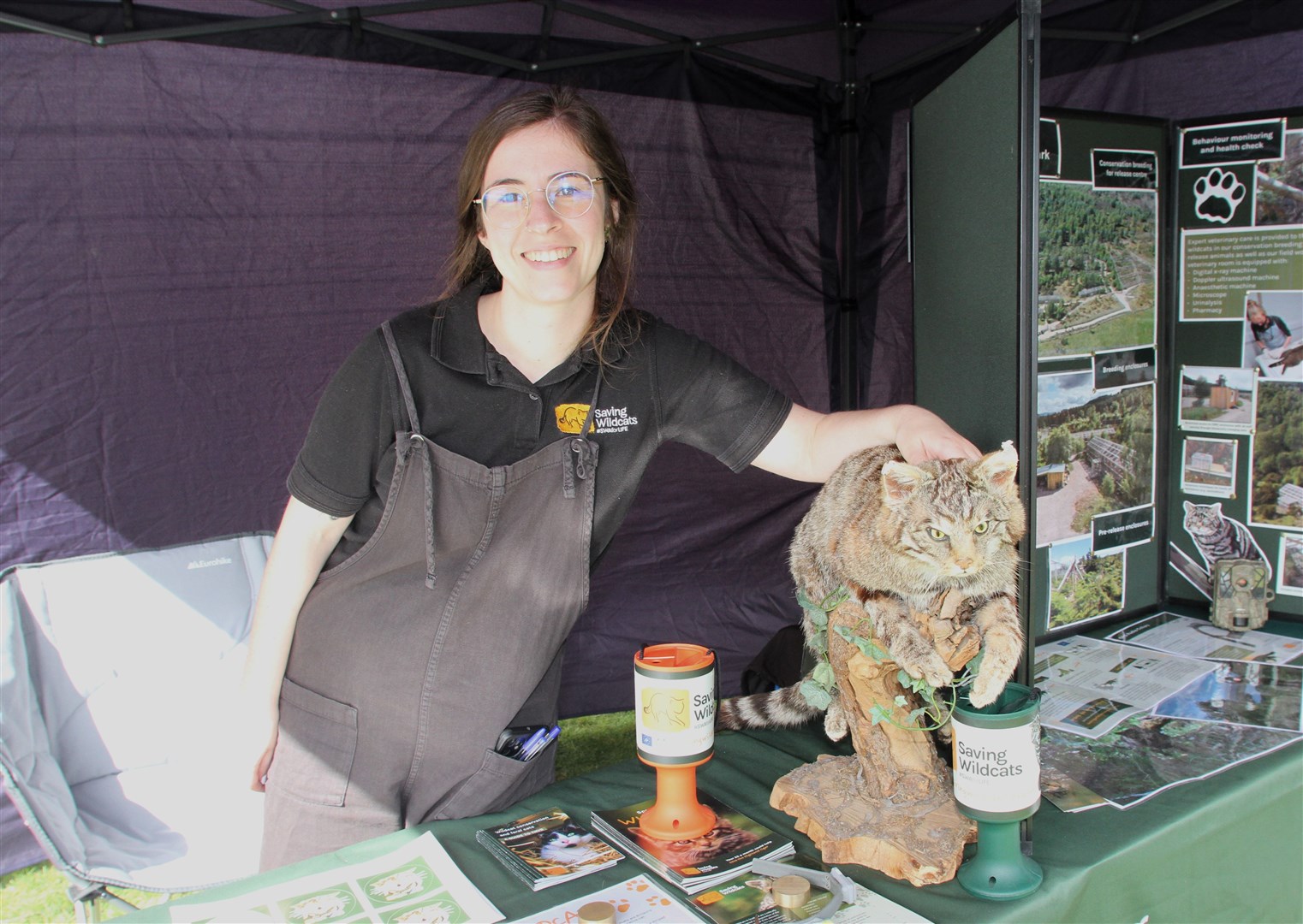 Helena Parsons, Outreach and Engagement Officer from Saving Wildcats.