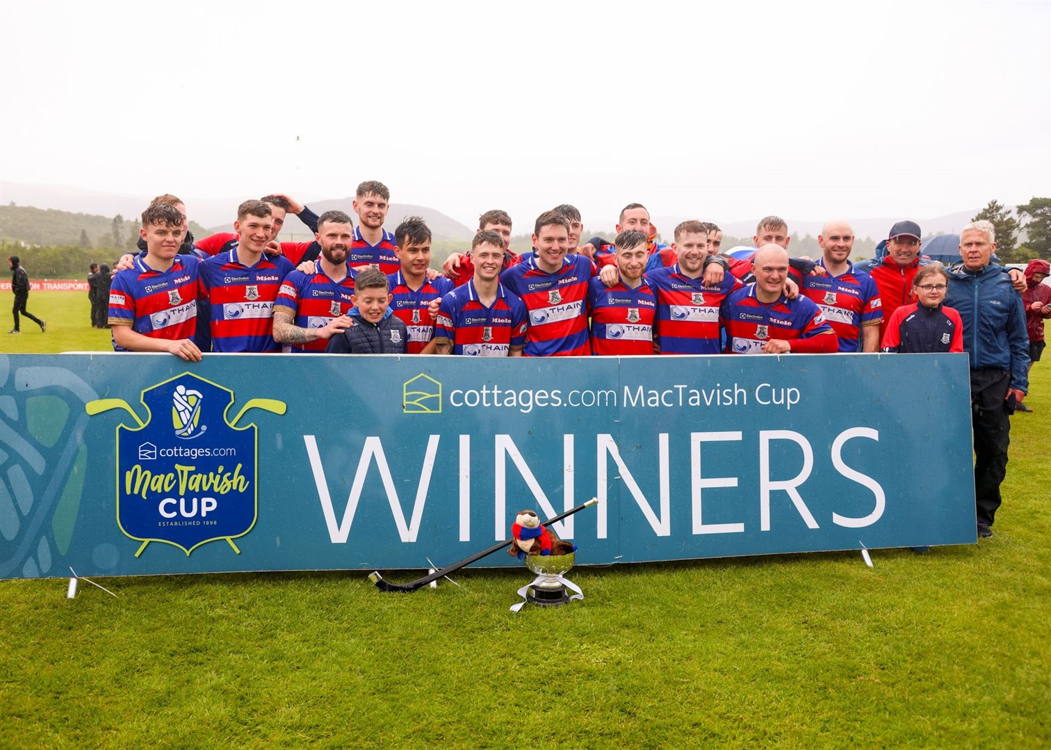 CHAMPIONS: Kingussie defended their trophy with a 3-1 win at The Eilan