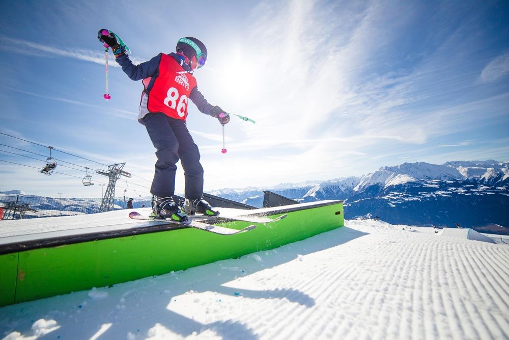 Kirsty Muir in action at The BRITS. She has since competed in the big air and slopestyle events at the 2022 Winter Olympics.