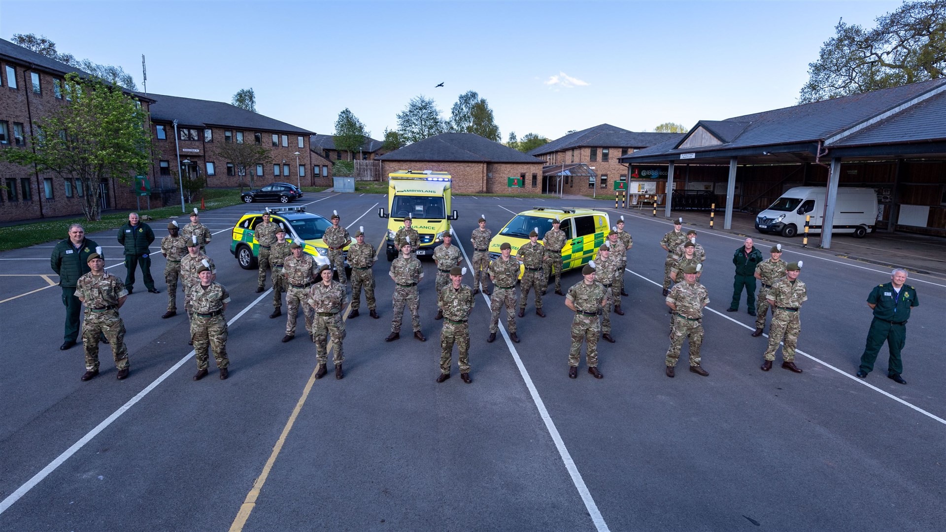 Soldiers will be assisting paramedics with non-clinical tasks (Cpl Anil Gurung/MoD)