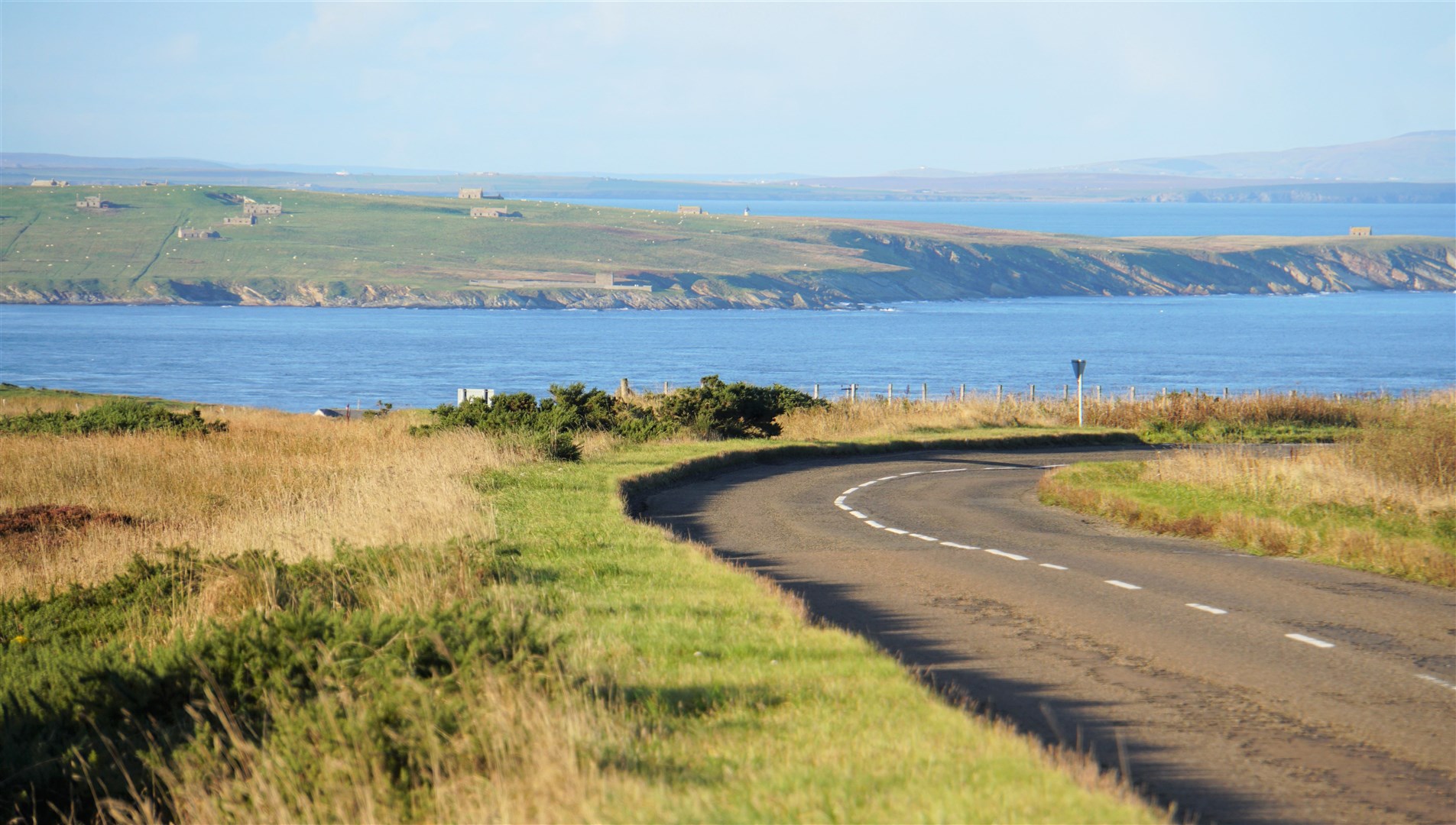 Scenic rural NC500 road heading to John O'Groats. Picture: DGS