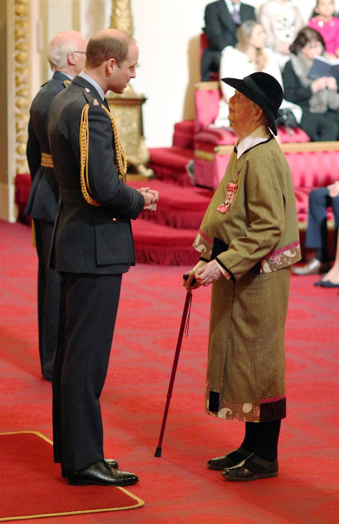 Author and illustrator Shirley Hughes was made a CBE by the Duke of Cambridge in 2017 (PA)