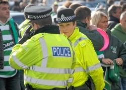 Police at Caley vs Celtic game