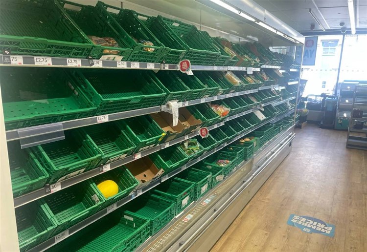 Co-op shelves emptying in strath after cyber-attack on national retailer