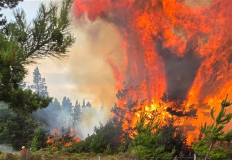 Wild fires latest: all roads still closed round the Carrbridge/Dava hotspots